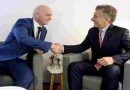 Mauricio Macri anunció que la Fundación FIFA donará un millón de dólares para a Venezuela