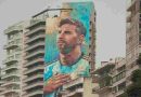 Rosario renovó el emblemático mural de Messi “De otra galaxia / De mi ciudad”