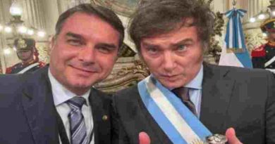 Diputados del PT brasileño piden abrir investigación contra Milei por su visita a Flávio Bolsonaro