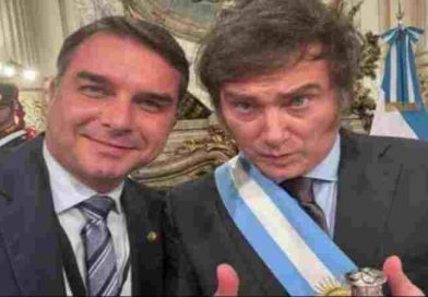 Diputados del PT brasileño piden abrir investigación contra Milei por su visita a Flávio Bolsonaro