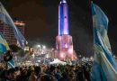 ¡Rosario es una fiesta! Una marea celeste y blanco colmó el Monumento con la mira en el bicampeonato