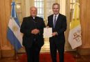 El nuevo nuncio apostólico se reunió con Quirno y crecen las expectativas por una visita del papa León XIV