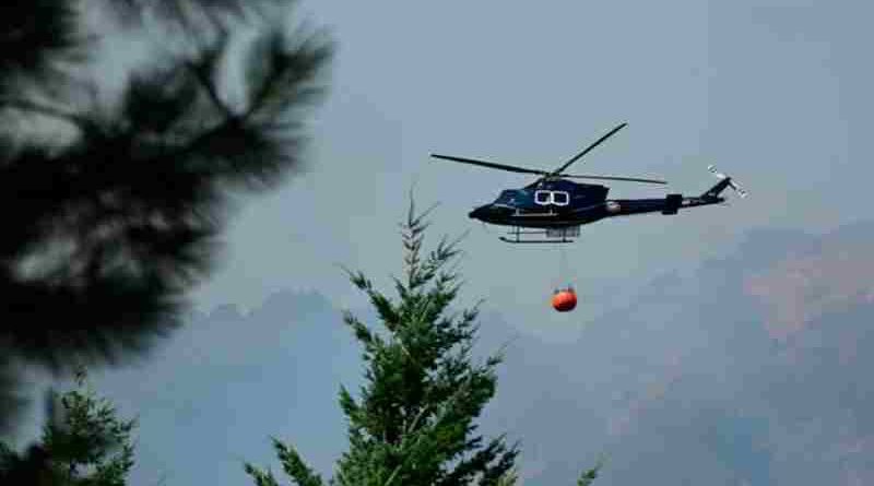 San Juan: siete muertos al caer un helicóptero de control de incendios forestales