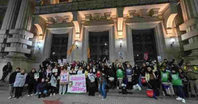 ATE Rosario movilizó contra los femicidios y transfemicidios