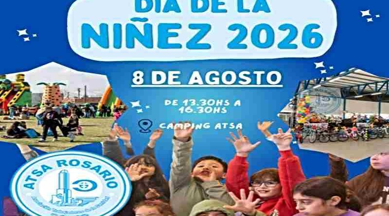 ATSA Rosario se prepara para festejar el “Día de la Niñez” en su camping