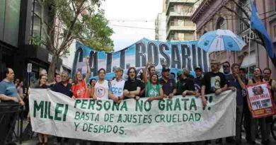 La CATT Rosario junto a organizaciones sociales repudian la visita de Milei a la ciudad 