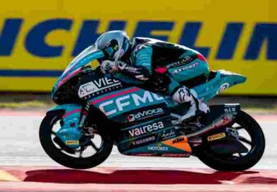 Moto3: Morelli terminó tercero en el GP de Aragón y se subió al podio por cuarta ocasión en el año