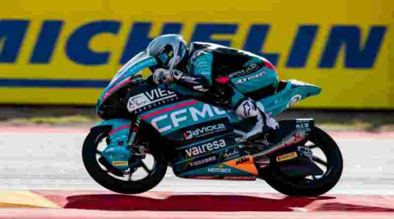 Moto3: Morelli terminó tercero en el GP de Aragón y se subió al podio por cuarta ocasión en el año