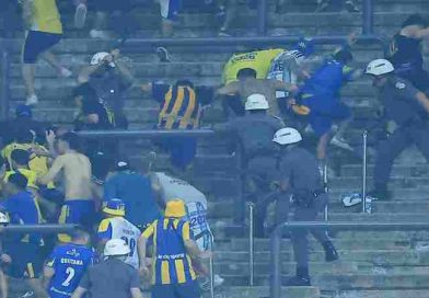 Cinco hinchas de Central detenidos tras los graves incidentes con la policia al término del partido