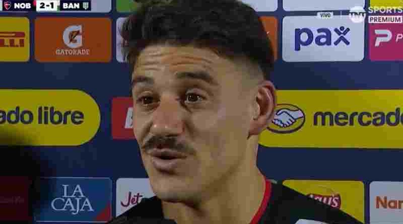 Cóccaro, el protagonista de la noche en el Coloso: “Estoy feliz por convertir y ayudar al equipo”