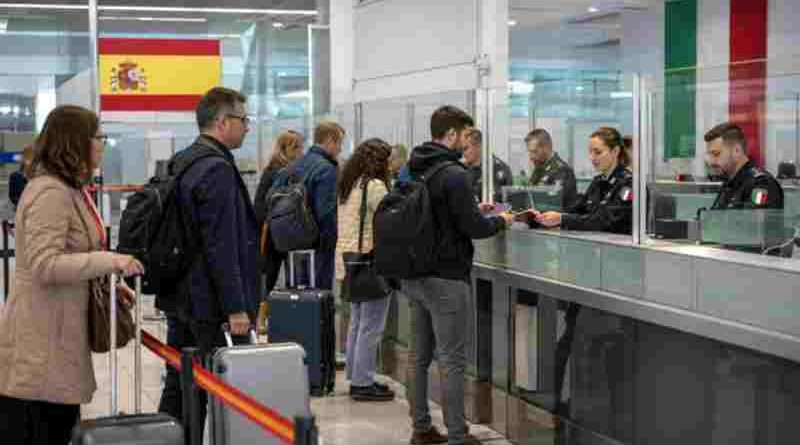 España impone controles de pasaporte a los viajeros de Italia tras la crisis de Ceuta