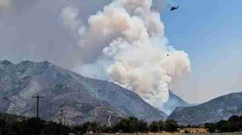 Estados Unidos: se estrelló helicóptero que combatía un incendio forestal en Utah