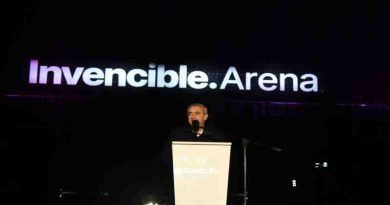 Javkin en la inauguración del Invencible Arena: “Tan grande como esta obra es la grandeza que le espera a Rosario”