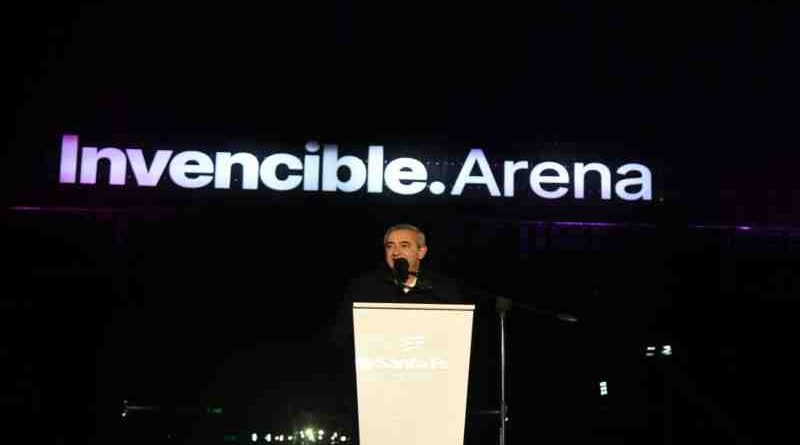 Javkin en la inauguración del Invencible Arena: “Tan grande como esta obra es la grandeza que le espera a Rosario”