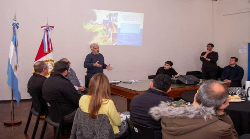 Jorge Berti articuló el trabajo conjunto con instituciones de Villa Constitución para la prevención de contingencias climáticas
