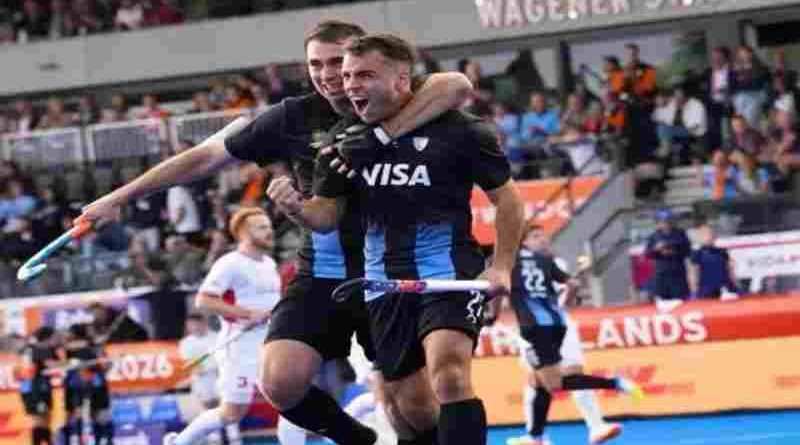 Los Leones le ganaron 5-3 a India y quedaron muy cerca de la clasificación a las semis del Mundial de hockey