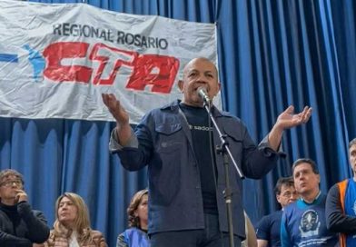 Fuerte discurso de Martín Lucero en el acto de la Intersindical Rosario: “El año que viene la mejor herramienta es el voto, dejemos de votar traidores”
