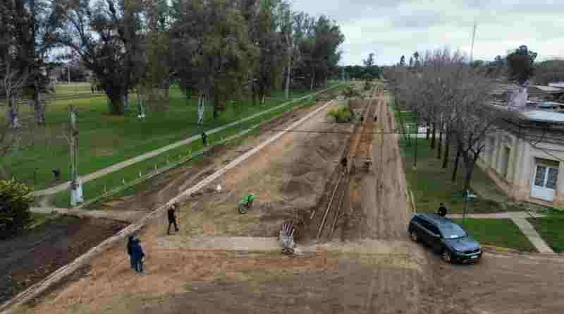 El Gobierno provincial financia el primer bulevar en la historia de Matilde