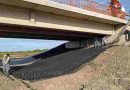 Con cuatro nuevos puentes de hormigón, la provincia mejora la conexión entre Moussy y La Sarita