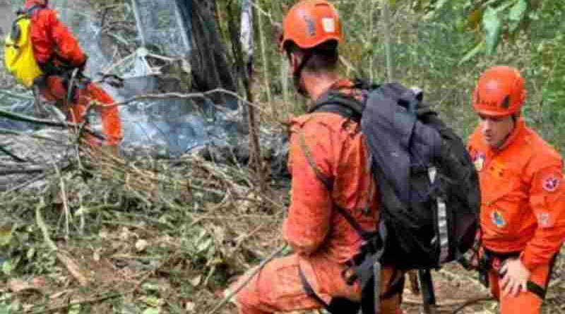 Brasil: un viaje familiar de 15 años terminó con cuatro muertos al caer un helicóptero
