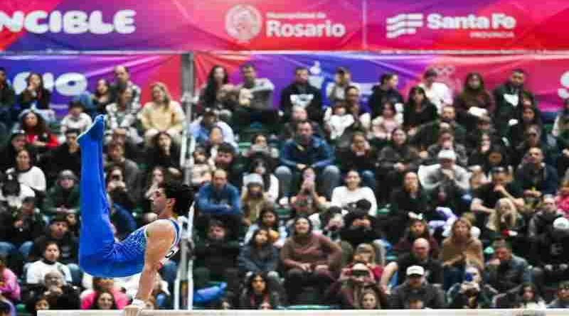 Rosario tuvo su primera medalla en los Juegos Suramericanos: Luca Alfieri ganó el bronce en gimnasia artística
