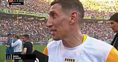 Ángel Di María, tras el título de Central:”Esta alegría es para la gente y para los que están siempre apoyando”