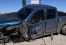 Siniestro vial en la zona norte: la camioneta de Gastón Ávila protagonizó un fuerte choque en avenida Jorge Newbery