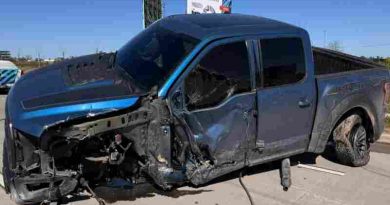 Siniestro vial en la zona norte: la camioneta de Gastón Ávila protagonizó un fuerte choque en avenida Jorge Newbery