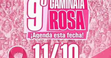 Novena “Caminata Rosa” a beneficio de Lalcec Rosario
