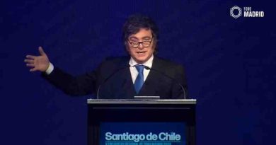 Desde Chile teléfono para Mauri: Milei reivindicó el derrocamiento de Allende, criticó a Pedro Sánchez y a Macri