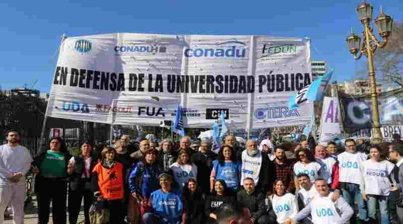 Gremios Docentes y No Docentes convocan a jornada de lucha en reclamo del cumplimiento de la Ley de Financiamiento Universitario