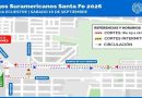 Por los Juegos Suramericanos, este sábado estará cortada la conexión entre Funes y Rosario a través de calle Mendoza