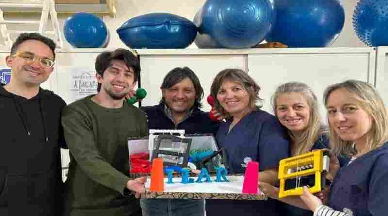Tecnoteca entregó dispositivos diseñados e impresos en 3D para rehabilitación en el ILAR
