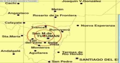 Tucumán: un sismo de magnitud 5 sacudió la provincia