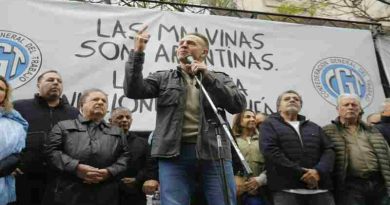 La CGT marchó en “defensa de la industria nacional” con duras críticas al Gobierno
