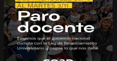 COAD profundiza el plan de lucha en Rosario: impulsan un paro de una semana completa tras el Congreso de CONADU