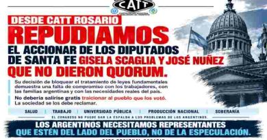 Fuerte repudio de la CATT a Scaglia y Núñez por no bajar al recinto: “traicionaron al pueblo que los votó”