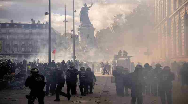 Violentas protestas y marchas multitudinarias en Alemania y Francia