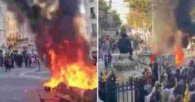 Francia y un 17 de octubre de violenta protesta social