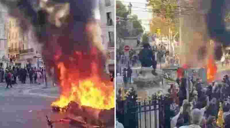 Francia y un 17 de octubre de violenta protesta social
