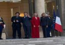 Macron recibió a Milei en el Palacio del Elíseo junto a gobernadores