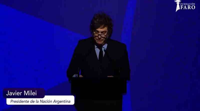 Milei, en la cena de la Fundación Faro: “Intentaron hacerme un golpe de Estado y no pudieron”